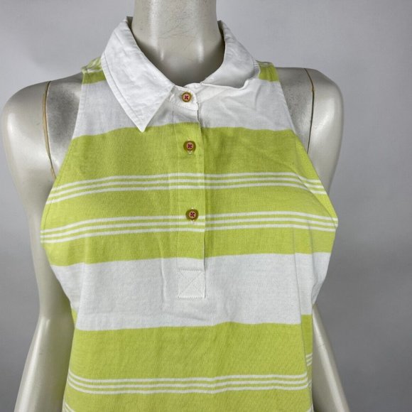 Anthropologie Maeve Maeve‎ Rigby Polo Tank Women L Collared Sleeveless Shirt - Picture 5 of 12
